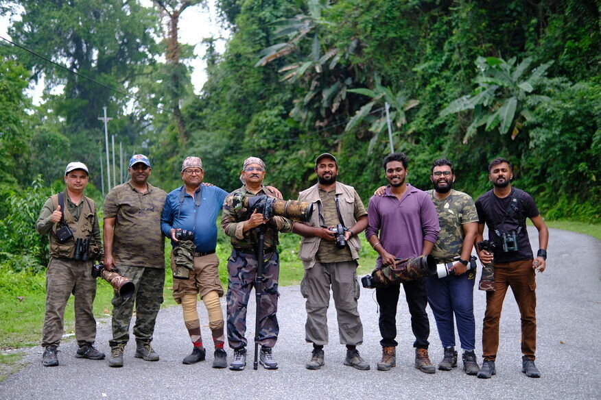 Birding group at mishmi hills