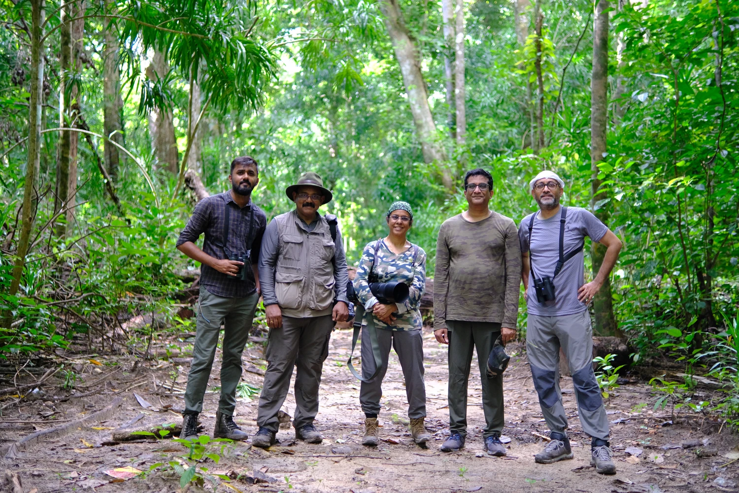 Little Andaman birding group