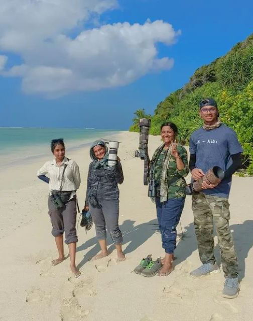 jabili rao leading a tour at little andaman